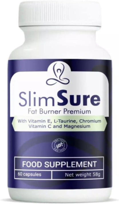 SlimSure Fat Burner Premium Food Supplement – 60 Capsules (58g)