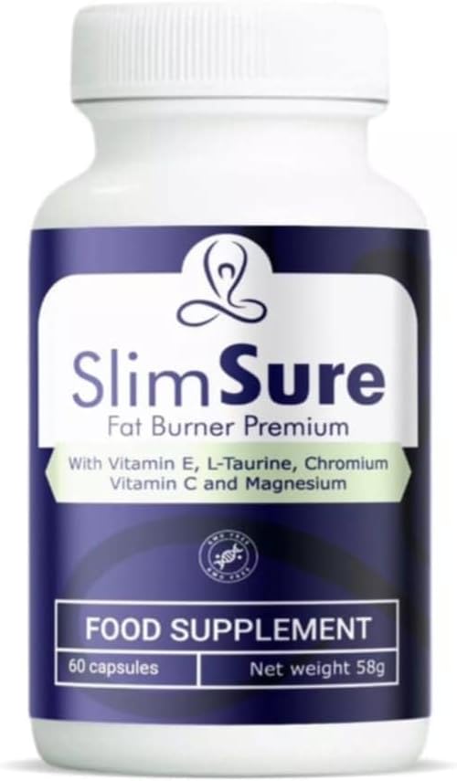 SlimSure Fat Burner Premium Food Supplement – 60 Capsules (58g)