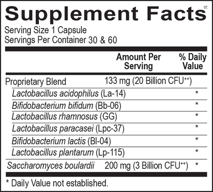 Ortho Molecular Products Ortho Biotic Probiotic Supplement – 30 Capsules